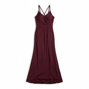 Cupshe Burgundy Maxi Dress Large NWT